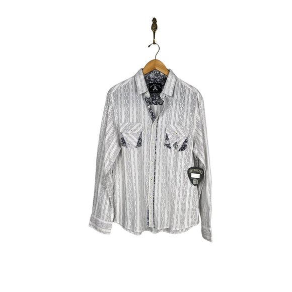 Rock Roll n Soul Shirts Rock Roll N Soul Nwt White 3d Look Graphic